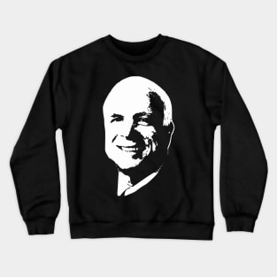 John McCain Minimalistic Pop Art Crewneck Sweatshirt